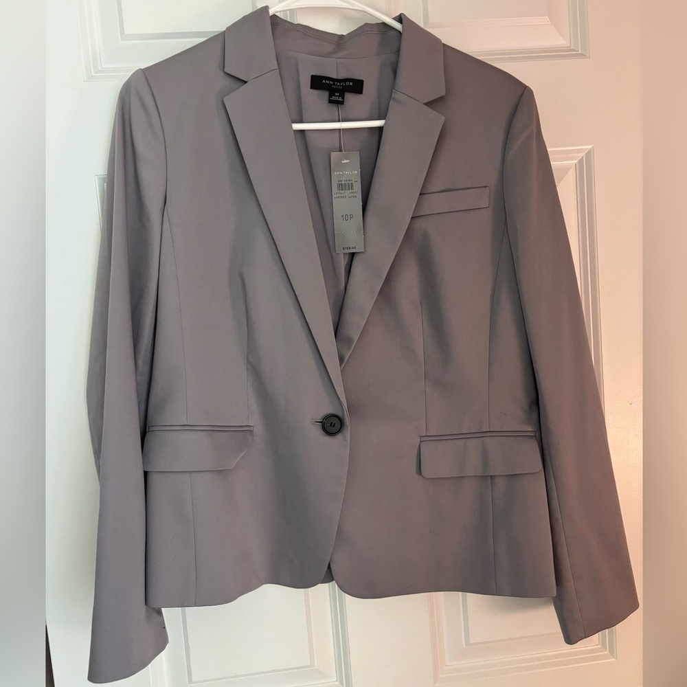 Ann Taylor Women's Gray Blazer